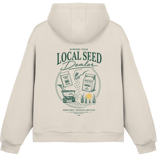 Support Your Local Seed Dealer - Fluffy Boxcut Hoodie