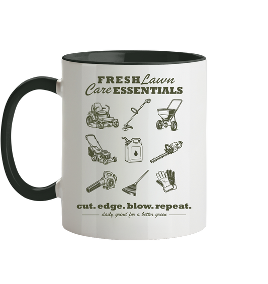 Fresh Lawn Care Essentials - Tasse zweifarbig