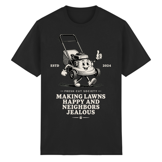 Making Lawns Happy and Neighbors Jealous - Heavy Cotton T-Shirt