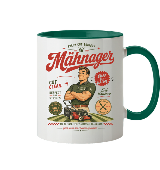 Mähnager - Tasse zweifarbig