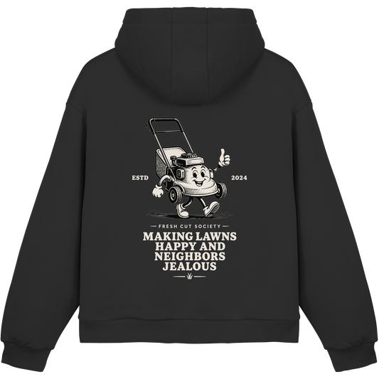 Making Lawns Happy and Neighbors Jealous - Fluffy Boxcut Hoodie