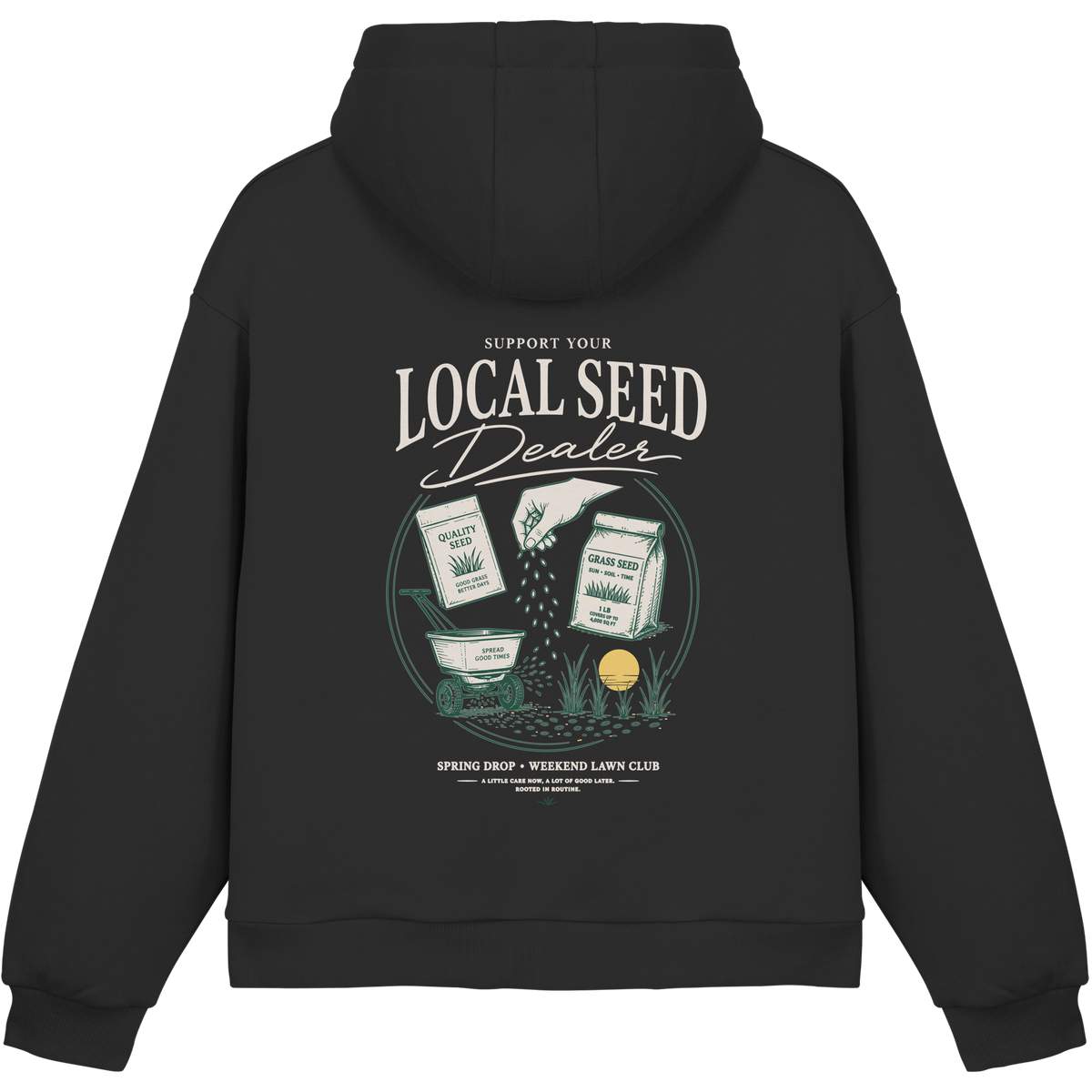 Support Your Local Seed Dealer - Fluffy Boxcut Hoodie