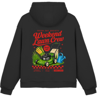 Weekend Lawn Crew - Fluffy Boxcut Hoodie