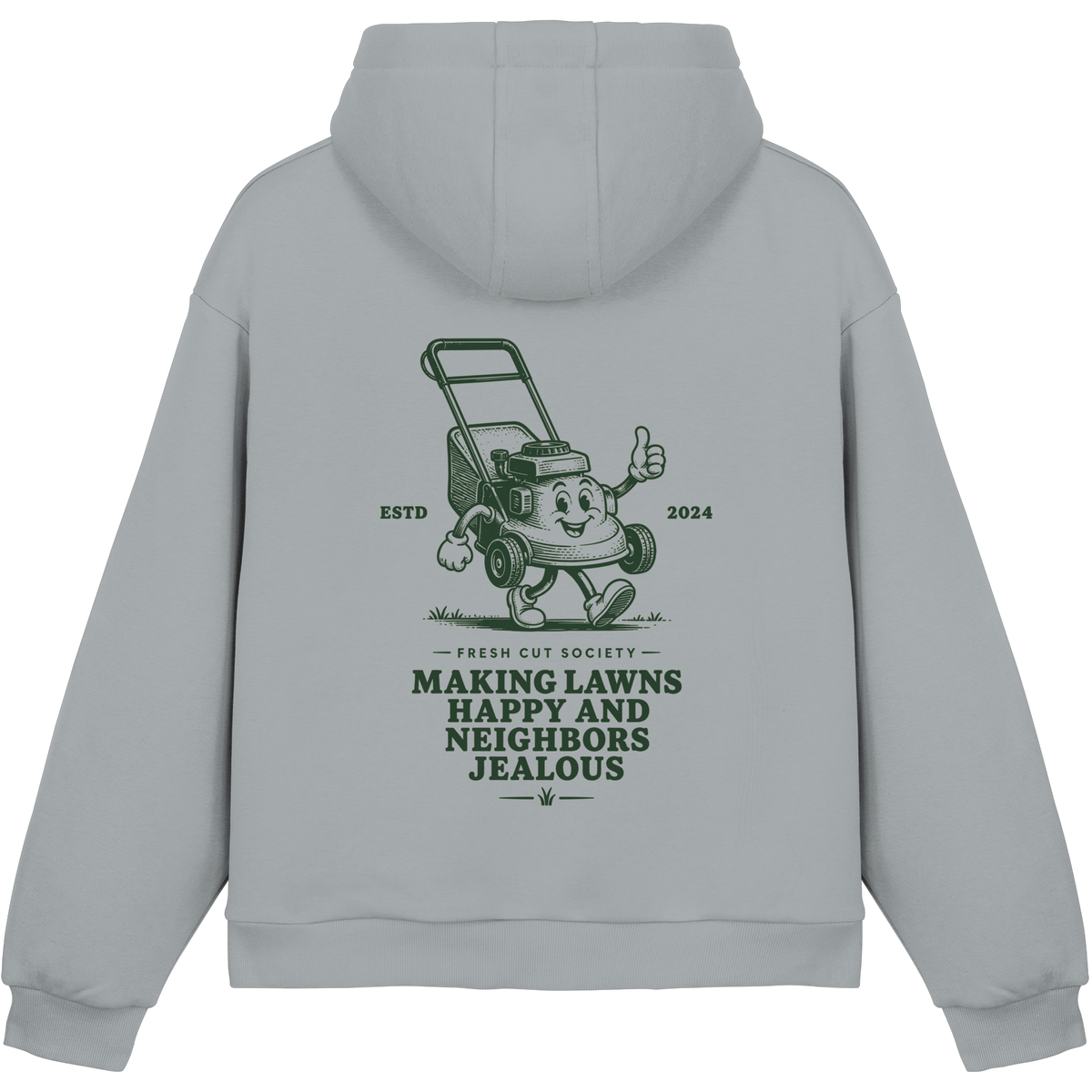 Making Lawns Happy and Neighbors Jealous - Fluffy Boxcut Hoodie