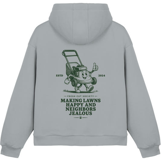 Making Lawns Happy and Neighbors Jealous - Fluffy Boxcut Hoodie