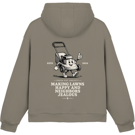 Making Lawns Happy and Neighbors Jealous - Fluffy Boxcut Hoodie