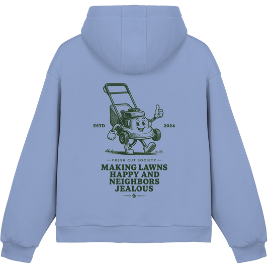 Making Lawns Happy and Neighbors Jealous - Fluffy Boxcut Hoodie