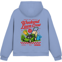 Weekend Lawn Crew - Fluffy Boxcut Hoodie