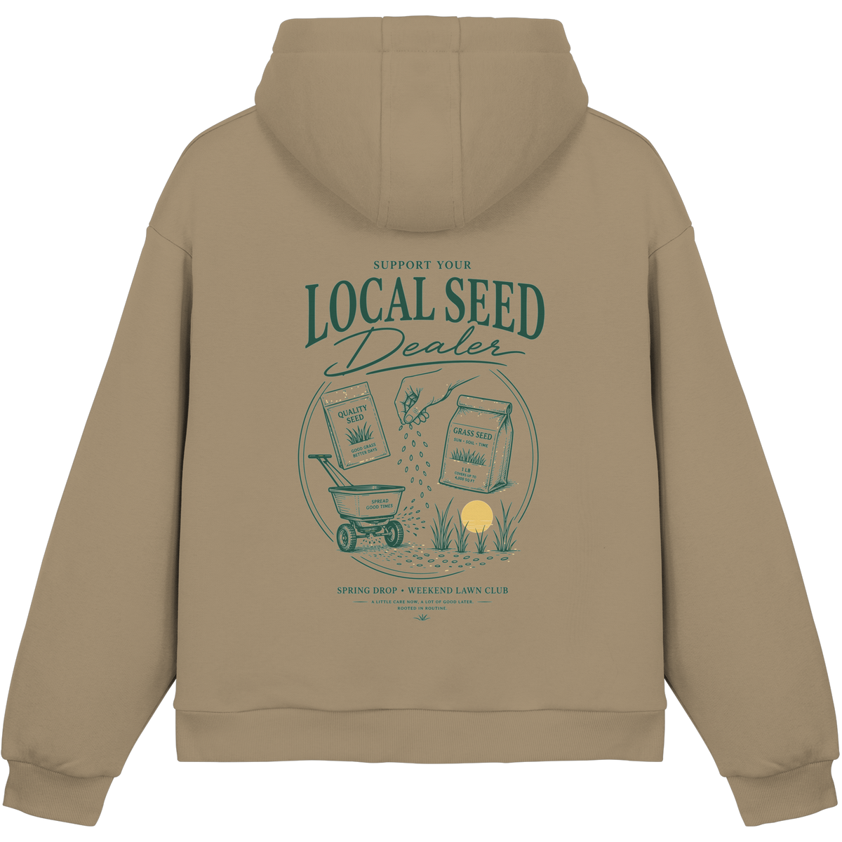 Support Your Local Seed Dealer - Fluffy Boxcut Hoodie