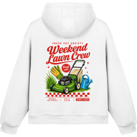 Weekend Lawn Crew - Fluffy Boxcut Hoodie