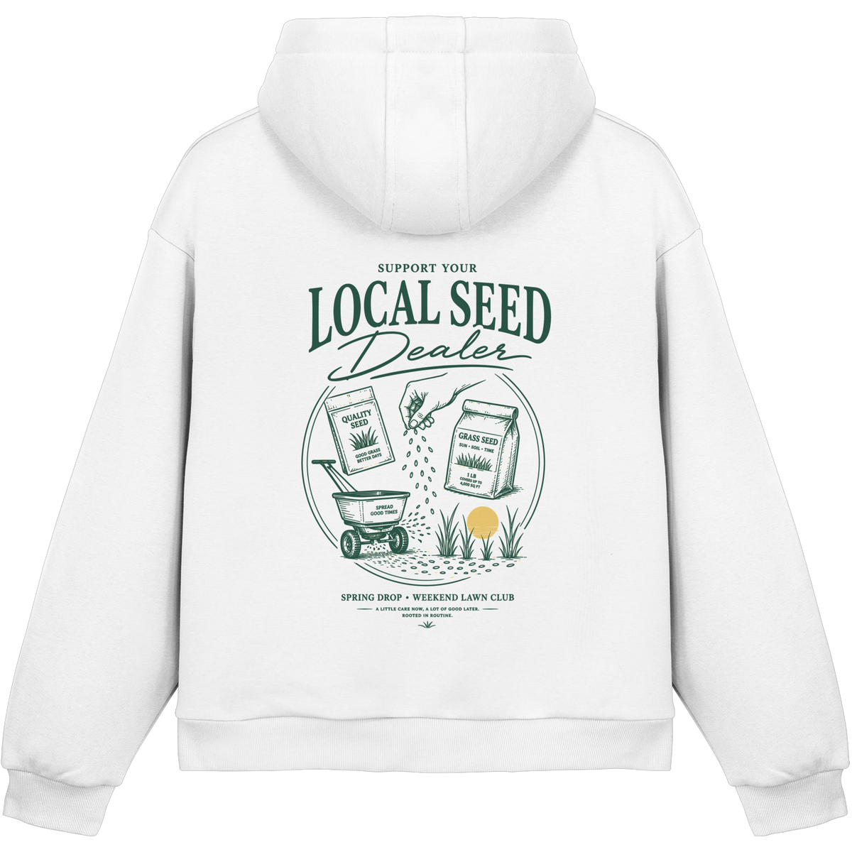 Support Your Local Seed Dealer - Fluffy Boxcut Hoodie