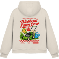 Weekend Lawn Crew - Fluffy Boxcut Hoodie