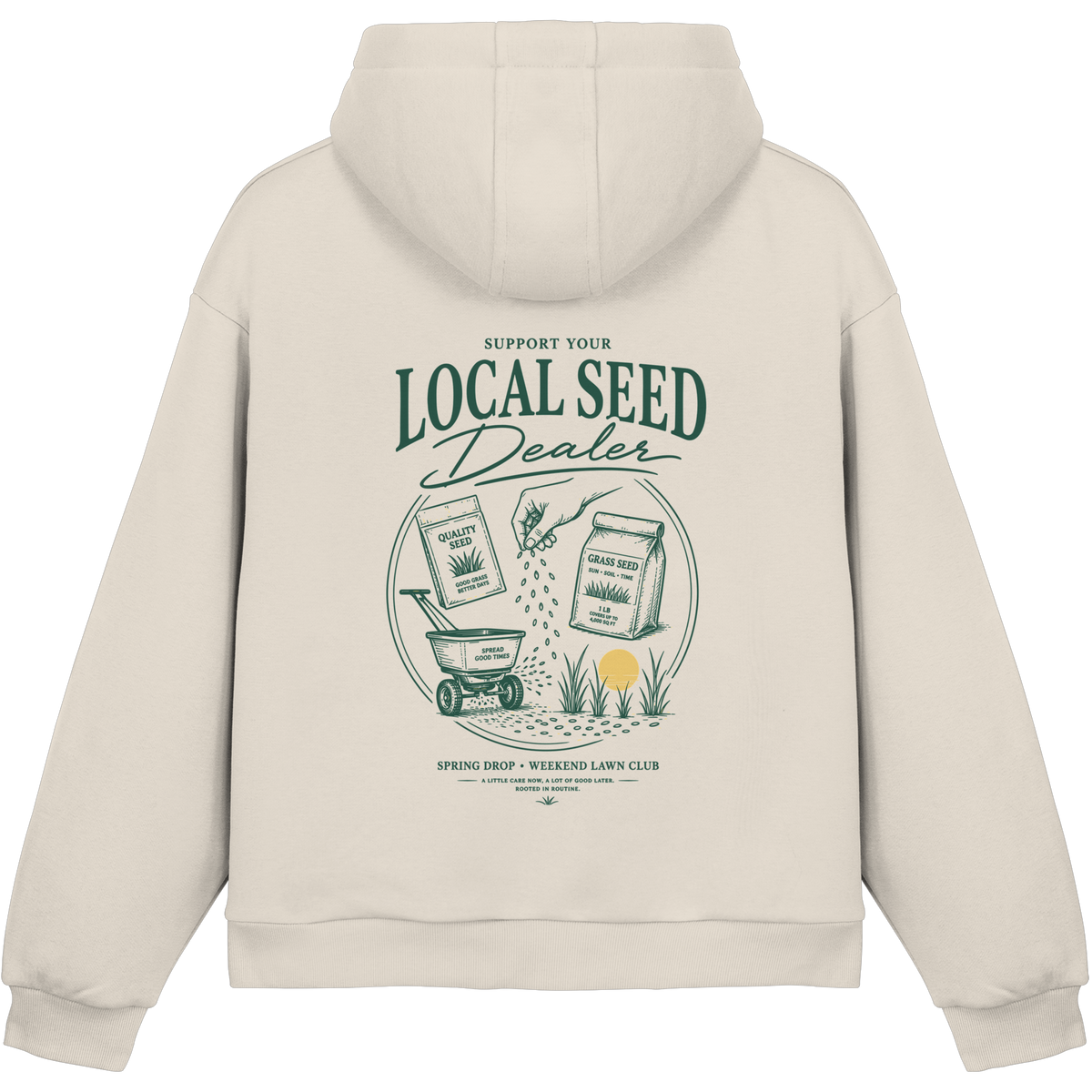 Support Your Local Seed Dealer - Fluffy Boxcut Hoodie