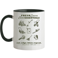 Fresh Lawn Care Essentials - Tasse zweifarbig