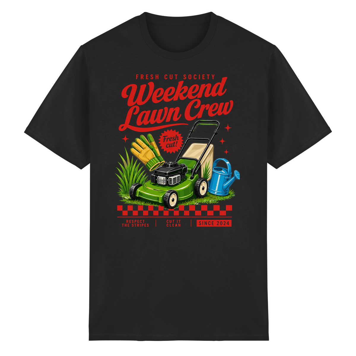 Weekend Lawn Crew - Heavy Cotton T-Shirt