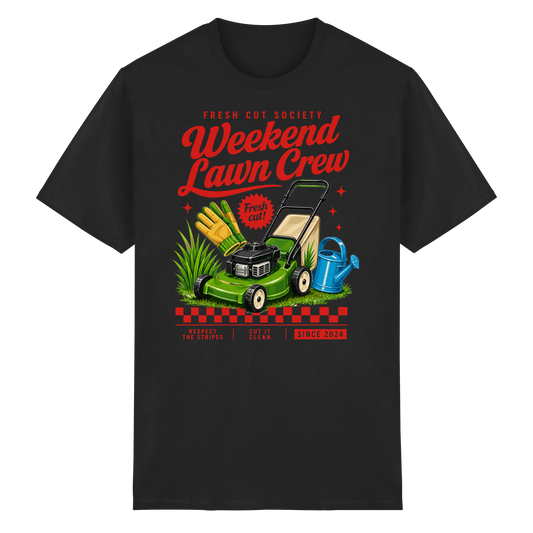 Weekend Lawn Crew - Heavy Cotton T-Shirt