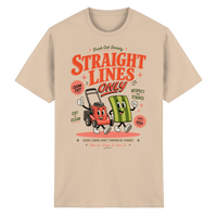 Straight Lines Only - Heavy Cotton T-Shirt