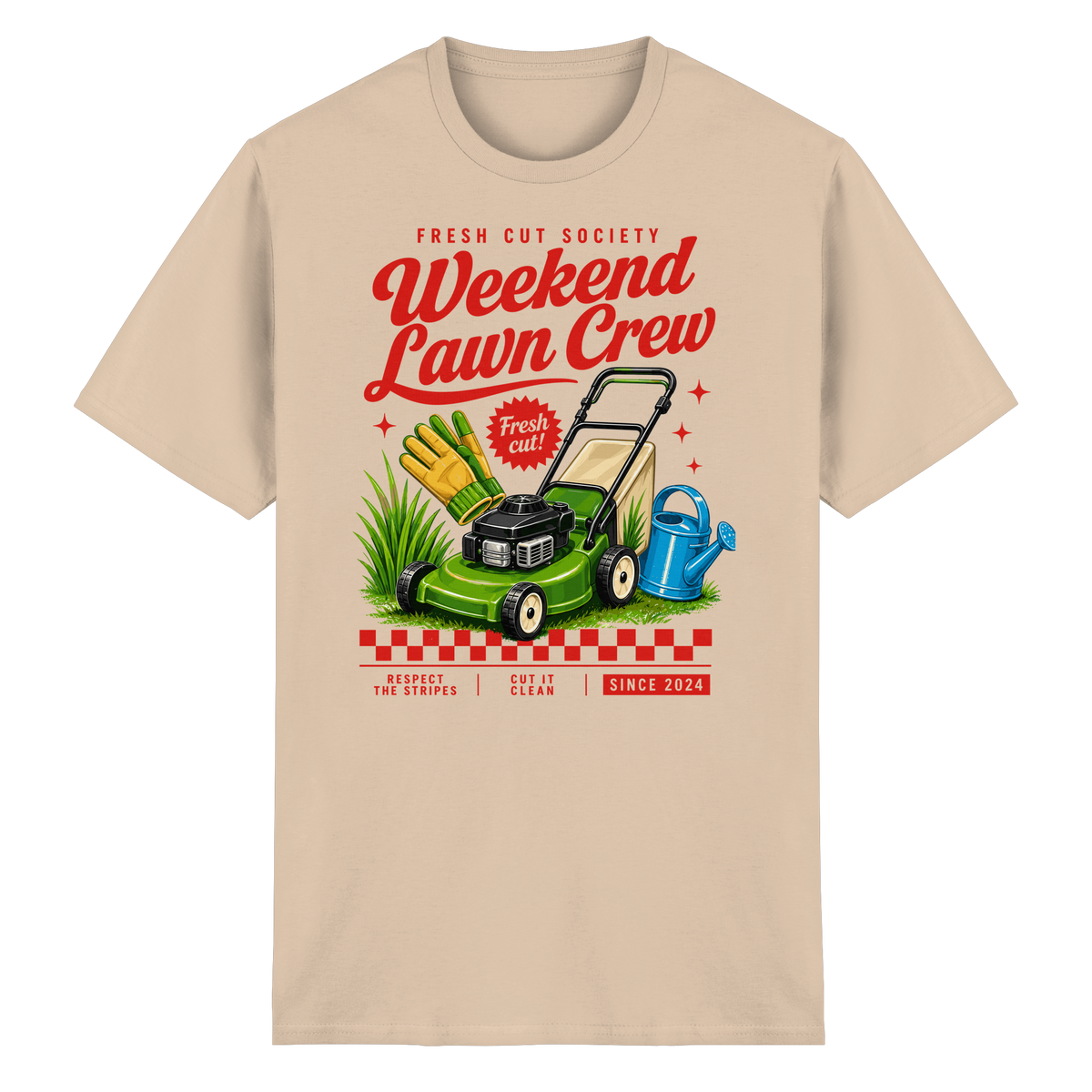 Weekend Lawn Crew - Heavy Cotton T-Shirt