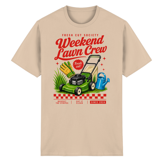 Weekend Lawn Crew - Heavy Cotton T-Shirt