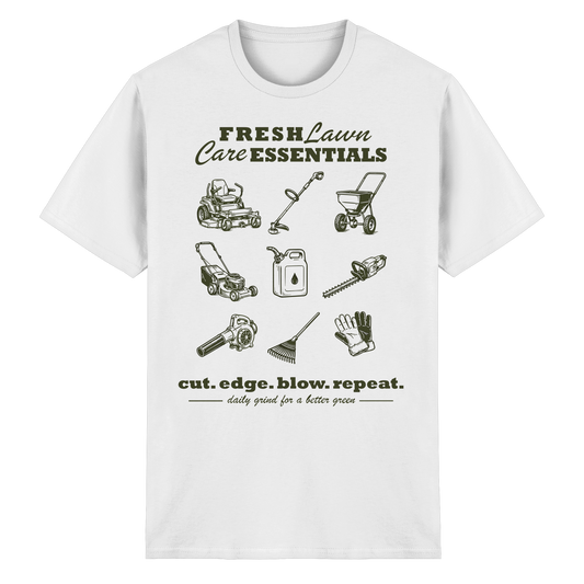 Fresh Lawn Care Essentials - Heavy Cotton T-Shirt
