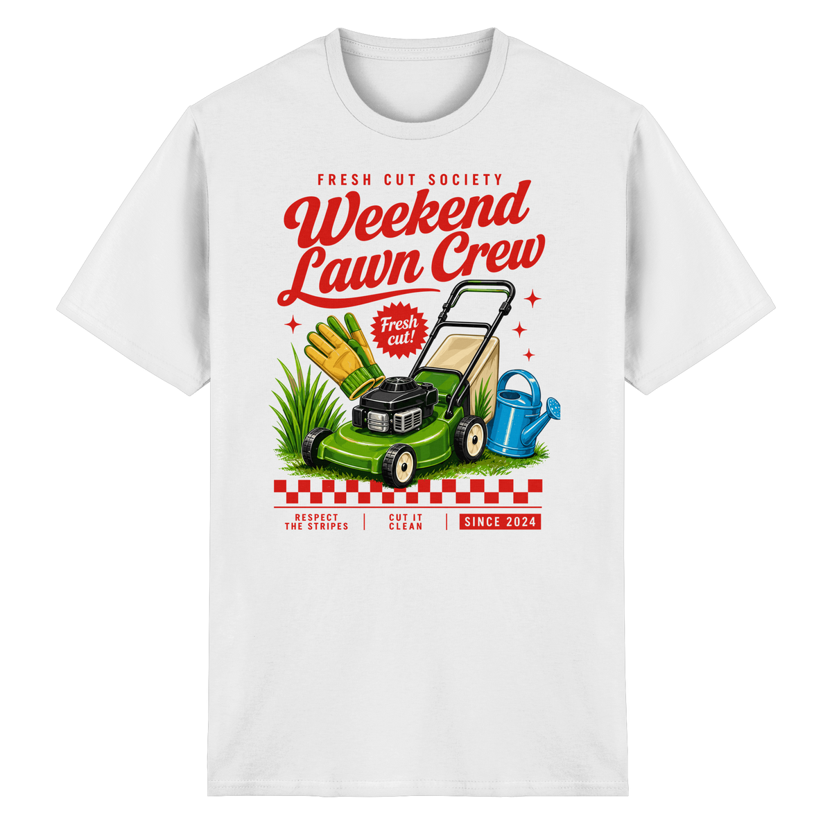 Weekend Lawn Crew - Heavy Cotton T-Shirt