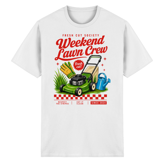 Weekend Lawn Crew - Heavy Cotton T-Shirt