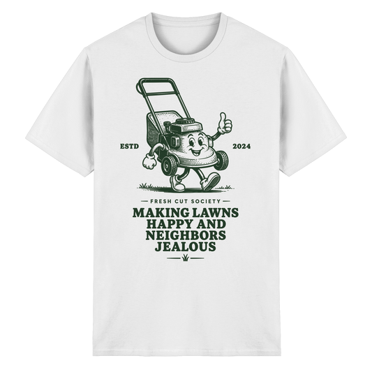 Making Lawns Happy and Neighbors Jealous - Heavy Cotton T-Shirt