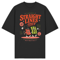 Straight Lines Only - Organic Oversize Shirt