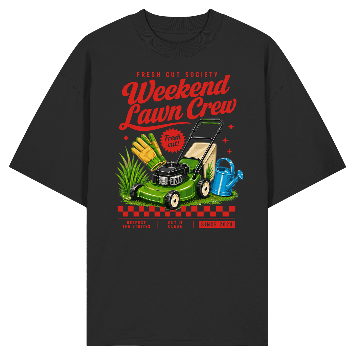 Weekend Lawn Crew - Organic Oversize Shirt