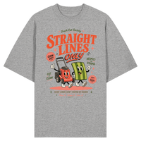Straight Lines Only - Organic Oversize Shirt