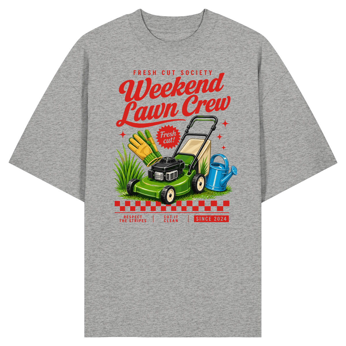 Weekend Lawn Crew - Organic Oversize Shirt