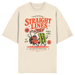 Straight Lines Only - Organic Oversize Shirt