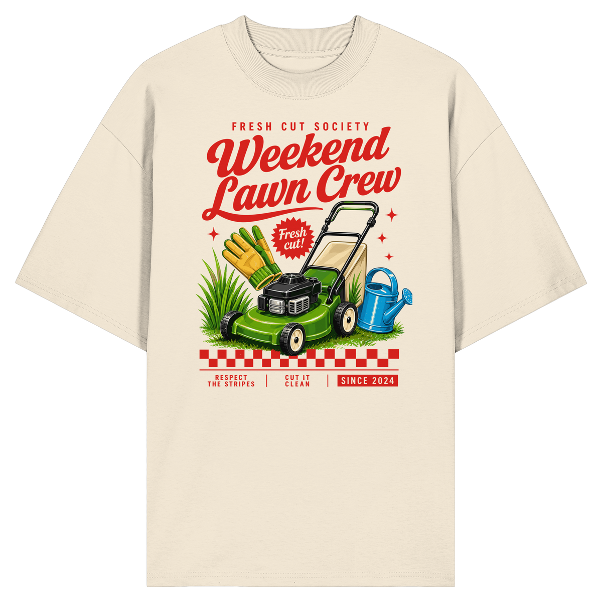 Weekend Lawn Crew - Organic Oversize Shirt