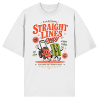 Straight Lines Only - Organic Oversize Shirt