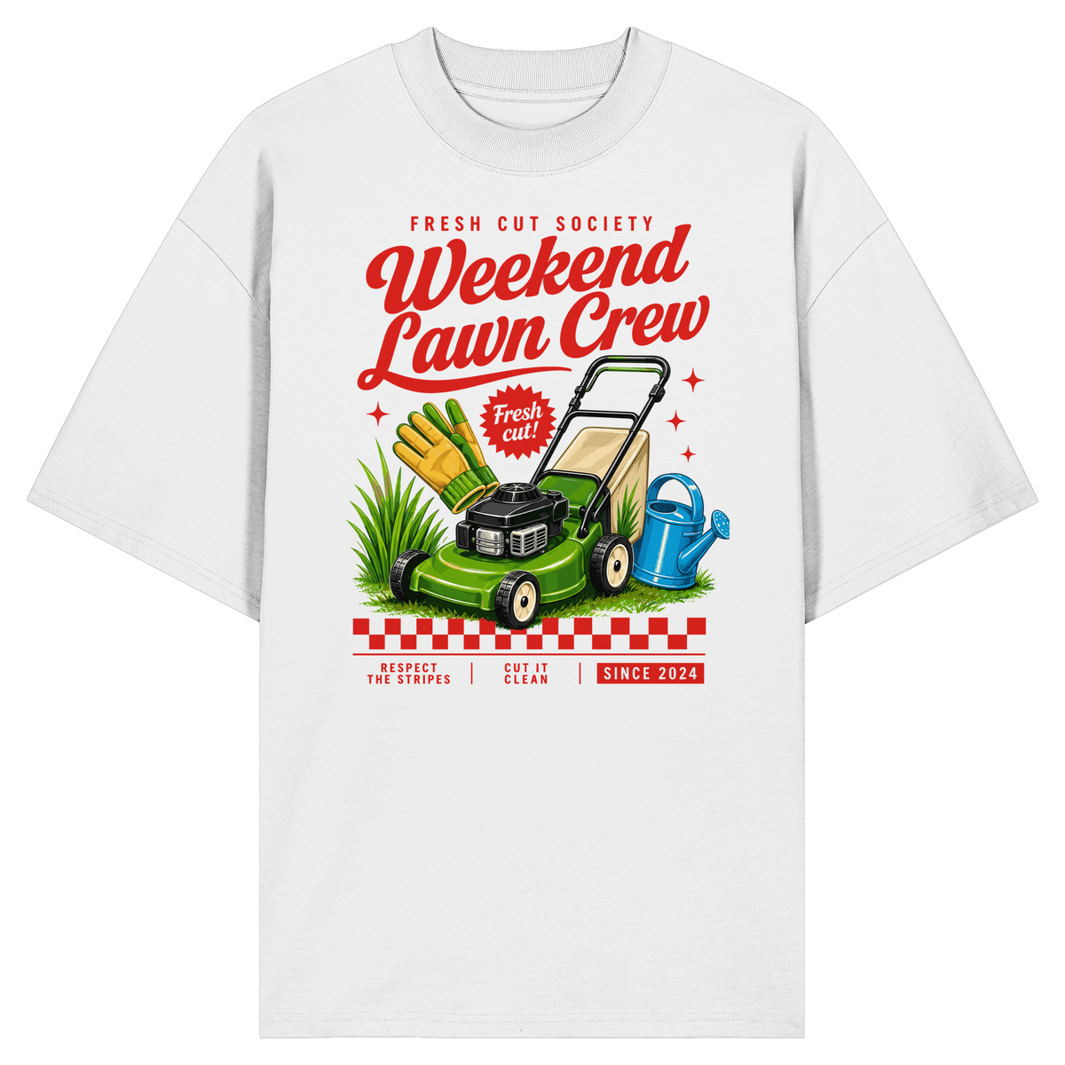 Weekend Lawn Crew - Organic Oversize Shirt