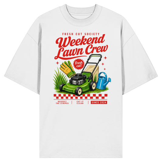 Weekend Lawn Crew - Organic Oversize Shirt