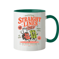 Straight Lines Only - Tasse zweifarbig