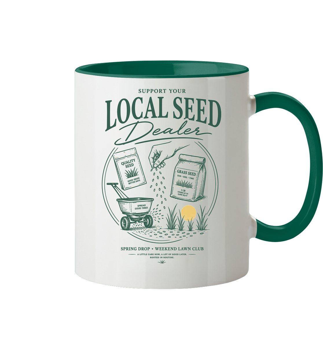 Support Your Local Seed Dealer - Tasse zweifarbig