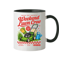 Weekend Lawn Crew - Tasse zweifarbig