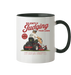 Silently Judging Your Lawn - Tasse zweifarbig