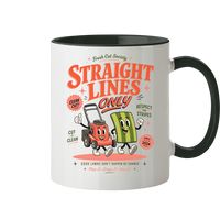 Straight Lines Only - Tasse zweifarbig