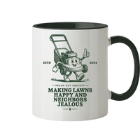 Making Lawns Happy and Neighbors Jealous - Tasse zweifarbig